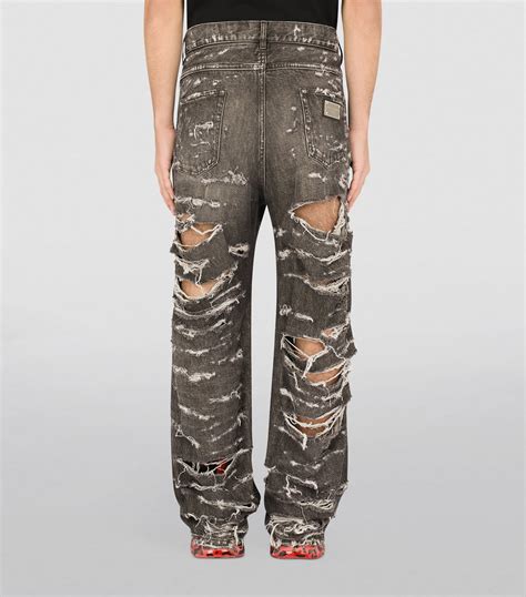 jeans dolce gabbana 2018|dolce gabbana distressed jeans.